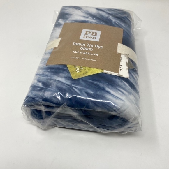 NWT POTTERY BARN TEEN TIE DYE BLUE STANDARD SHAM - Picture 2 of 4